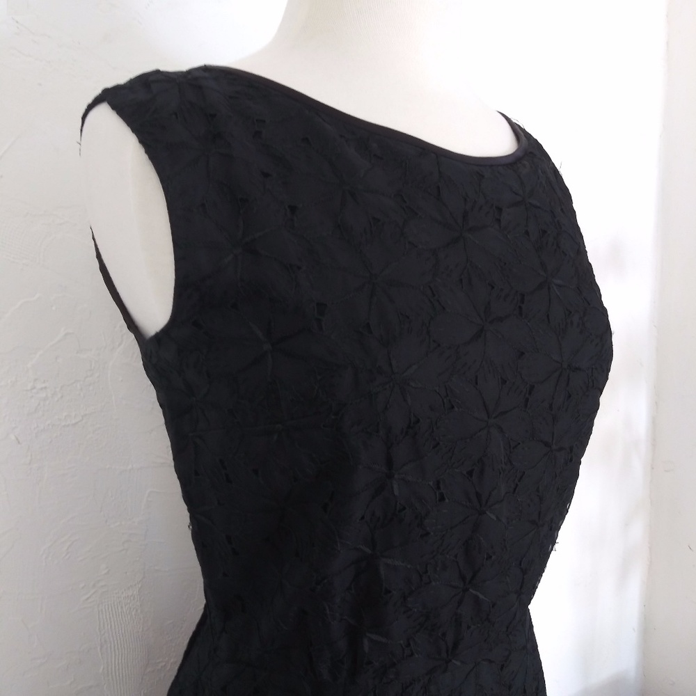 Vintage 1950's Jerry Gilden Little Black  Dress